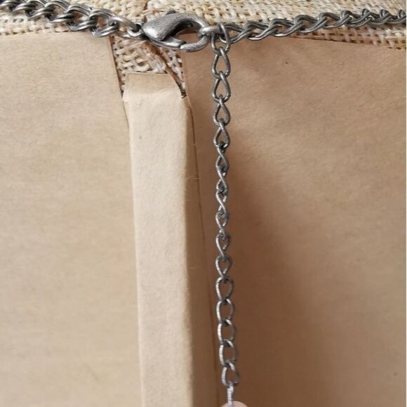 CZECH fire polished glass bead necklace in Plum Purple Red 🆕 - Picture 4 of 5